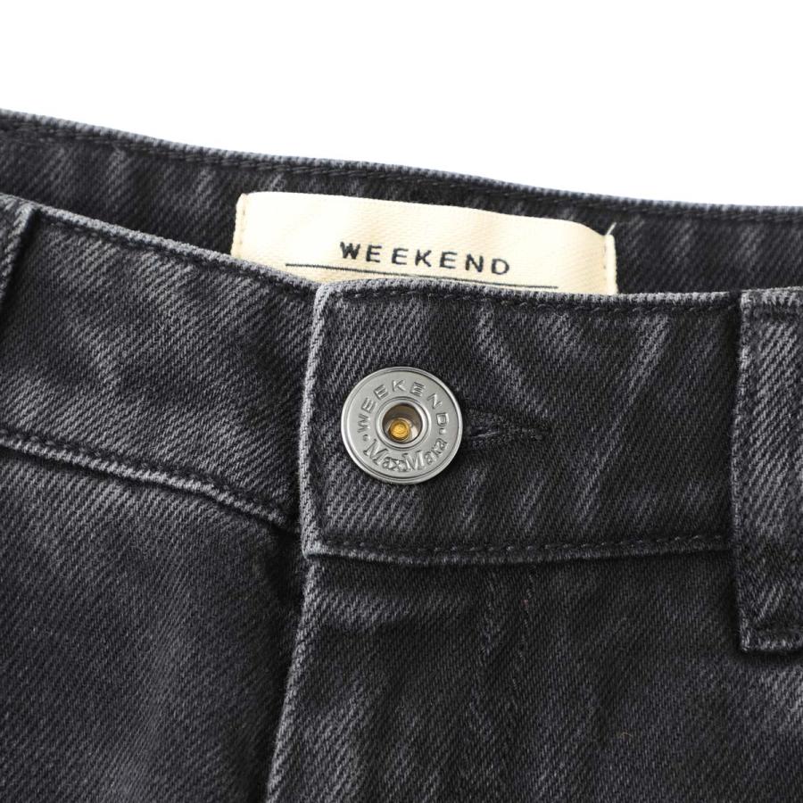 ウィークエンドマックスマーラ WEEKEND Max Mara ジップフライジーンズ CACTUS1234 ワイドパンツ ブラック レディース cactus1234-2525186052600-028の画像