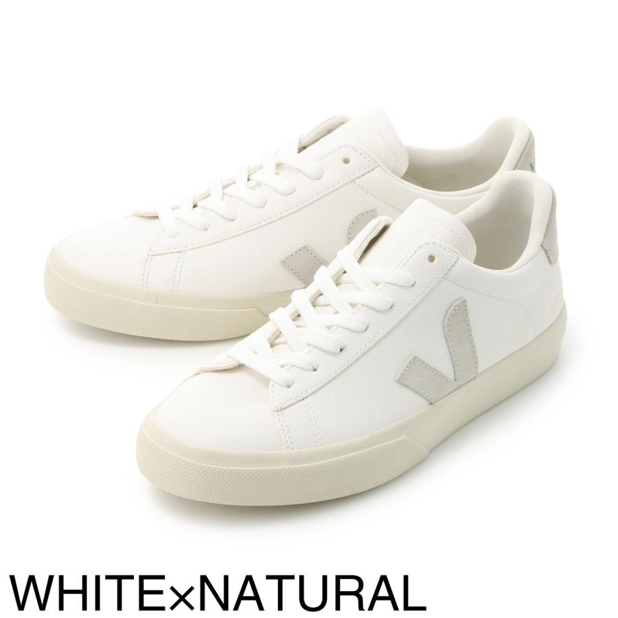 ヴェジャ VEJA スニーカー CAMPO レザー ローカット 大きいサイズあり レディース campo-cp0502429-extra-white-natural-suedeの画像