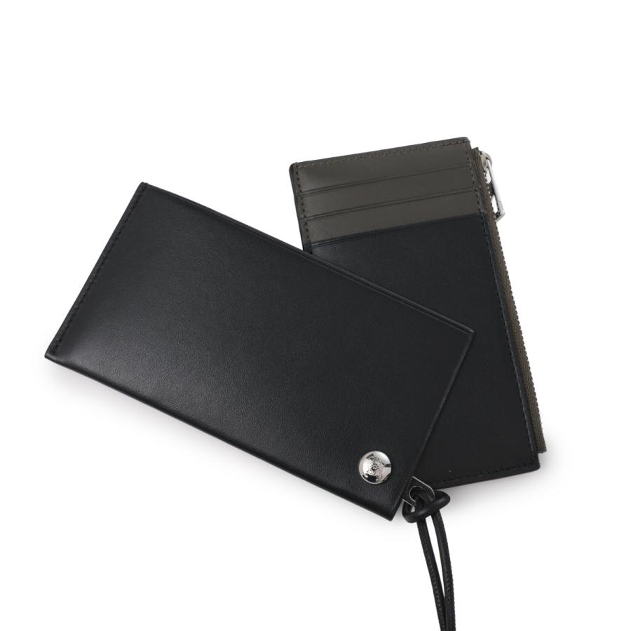 ★3日以内返品可★ 美品 LOEWE ロエベ アナグラム ストラップ付き ケース CANBPVZX02 ケース ブラック カーキ カーフレザー メンズ LOEWE（ロエベ） ショルダーベルト ANAGRAM STRAP アナグラム