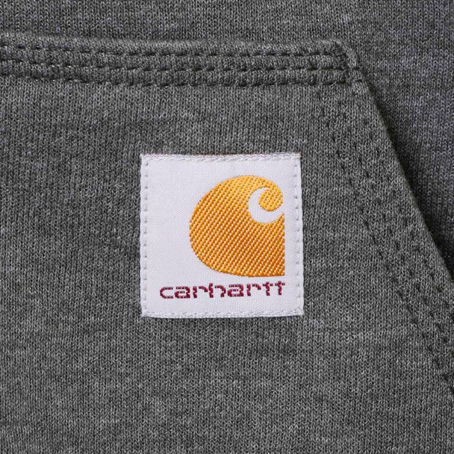 カーハート Carhartt ジップアップパーカ MIDWEIGHT FULL ZIP SWEATSHIRT メンズ k122-026-carbonheather｜mb-y｜07