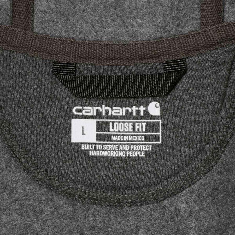 カーハート Carhartt ジップアップパーカ MIDWEIGHT FULL ZIP SWEATSHIRT メンズ k122-026-carbonheather｜mb-y｜09