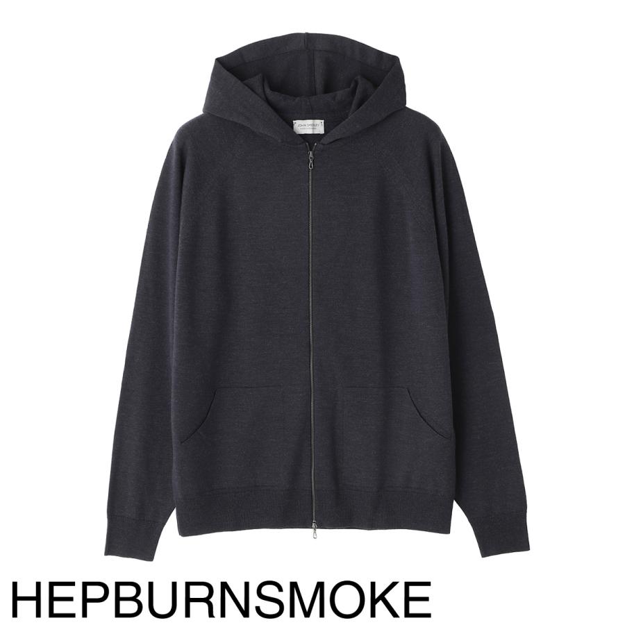 しょうじ John Smedley ジップパーカー　コットンM ベージュ しょうじ様専用 John Smedley ジップパーカー コットンM ベージュの