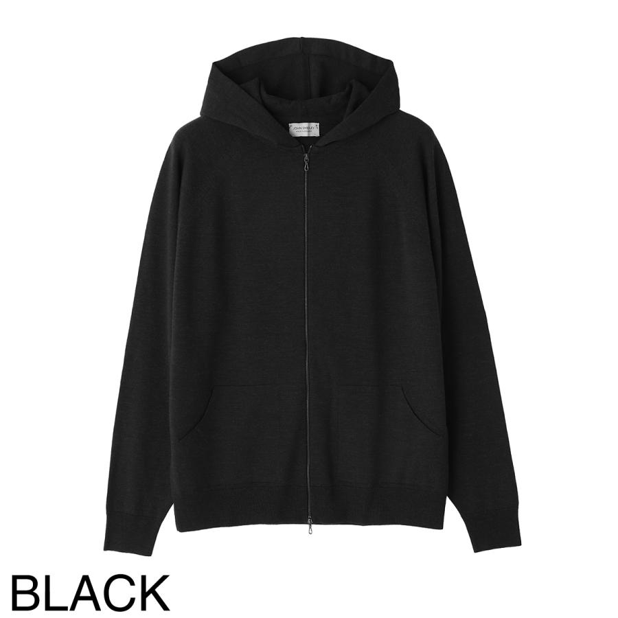 John Smedley ジップアップ　ニットパーカー JOHN SMEDLEY ジョンスメドレー CARTY エクストラファインメリノウール