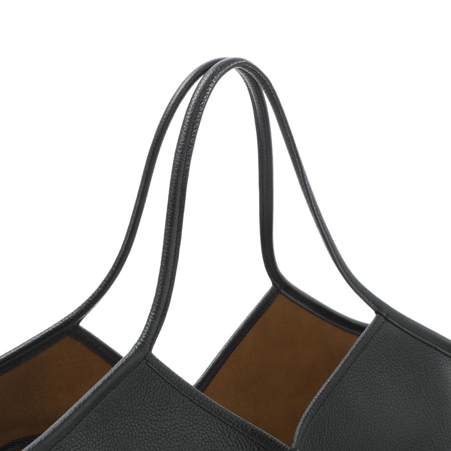 ヘリュー HEREU トートバッグ CALELLA SQUARED MEDIUM GRAINY カレラ ブラック メンズ casqmglwba25-blackの画像