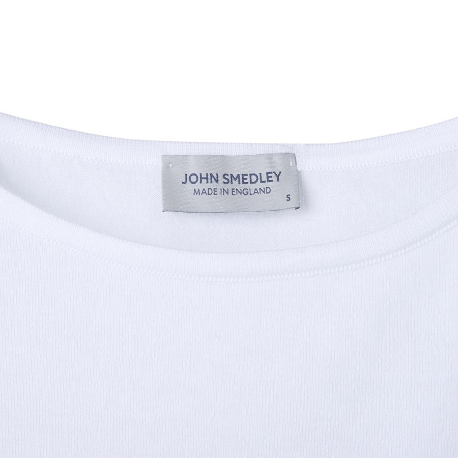 JOHN SMEDLEY（ジョンスメドレー） ボートネック 7分袖ニット