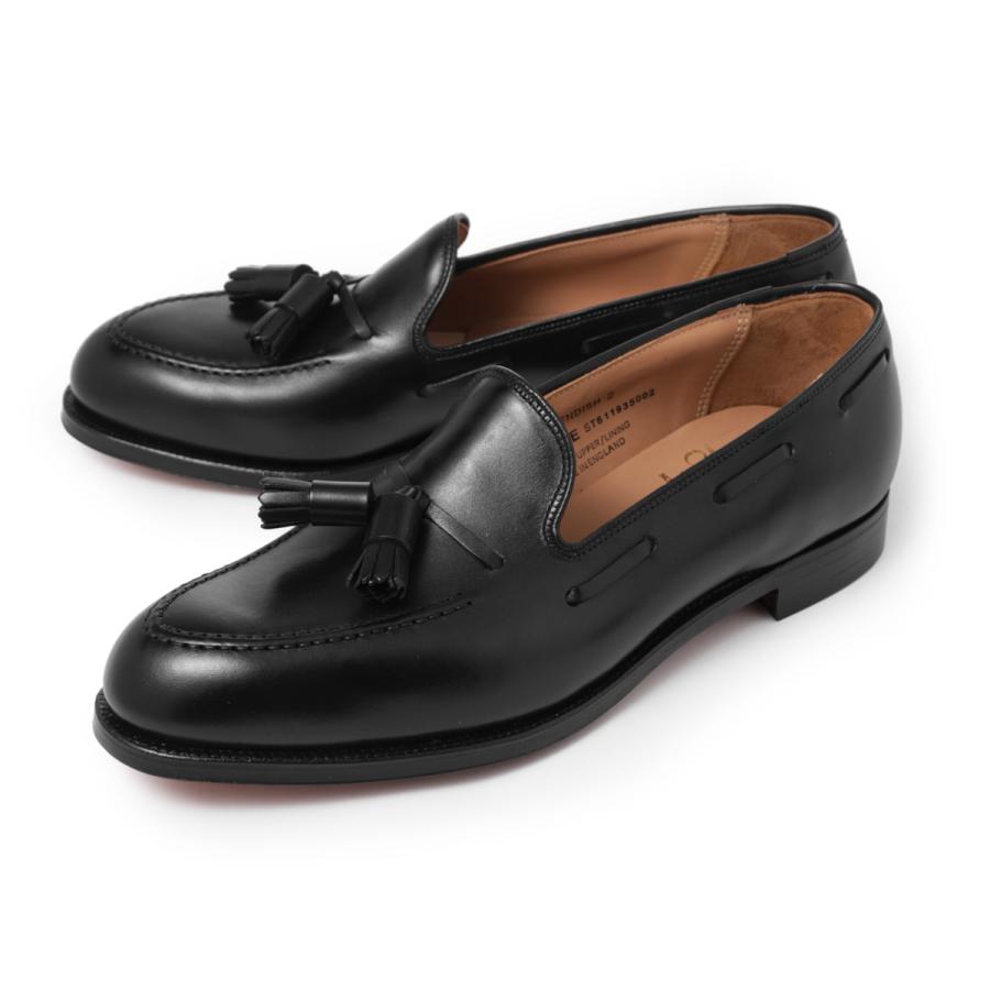 クロケット&ジョーンズ CROCKETT&JONES タッセルローファー CAVENDISH2 キャベンディッシュ2 大きいサイズあり ブラック メンズ cavendish-calf-blackの画像