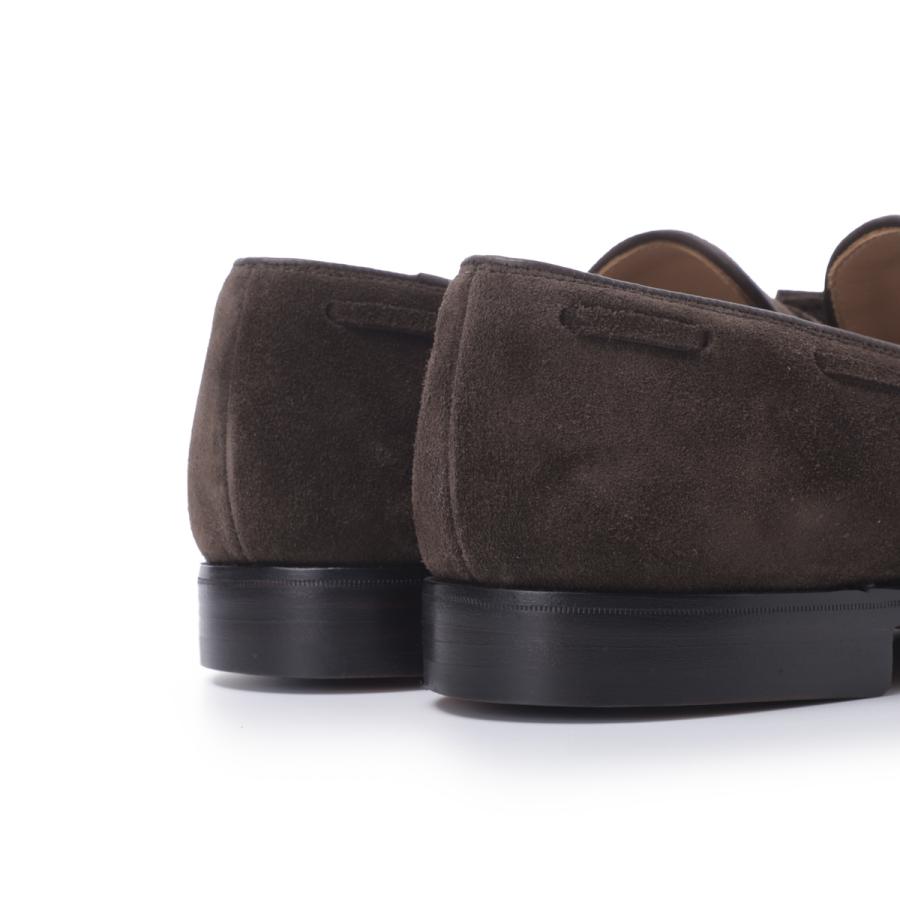 クロケット&ジョーンズ CROCKETT&JONES タッセルローファー CAVENDISH2 キャベンディッシュ2 ワイズE ラスト325 大きいサイズあり ブラウン メンズの画像