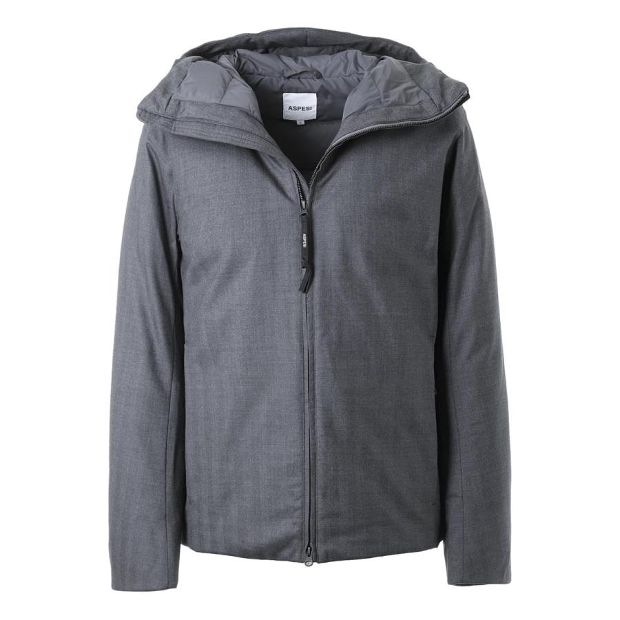 ASPESI（アスペジ） ダウンジャケット TECHNO WOOL JACKET グレー