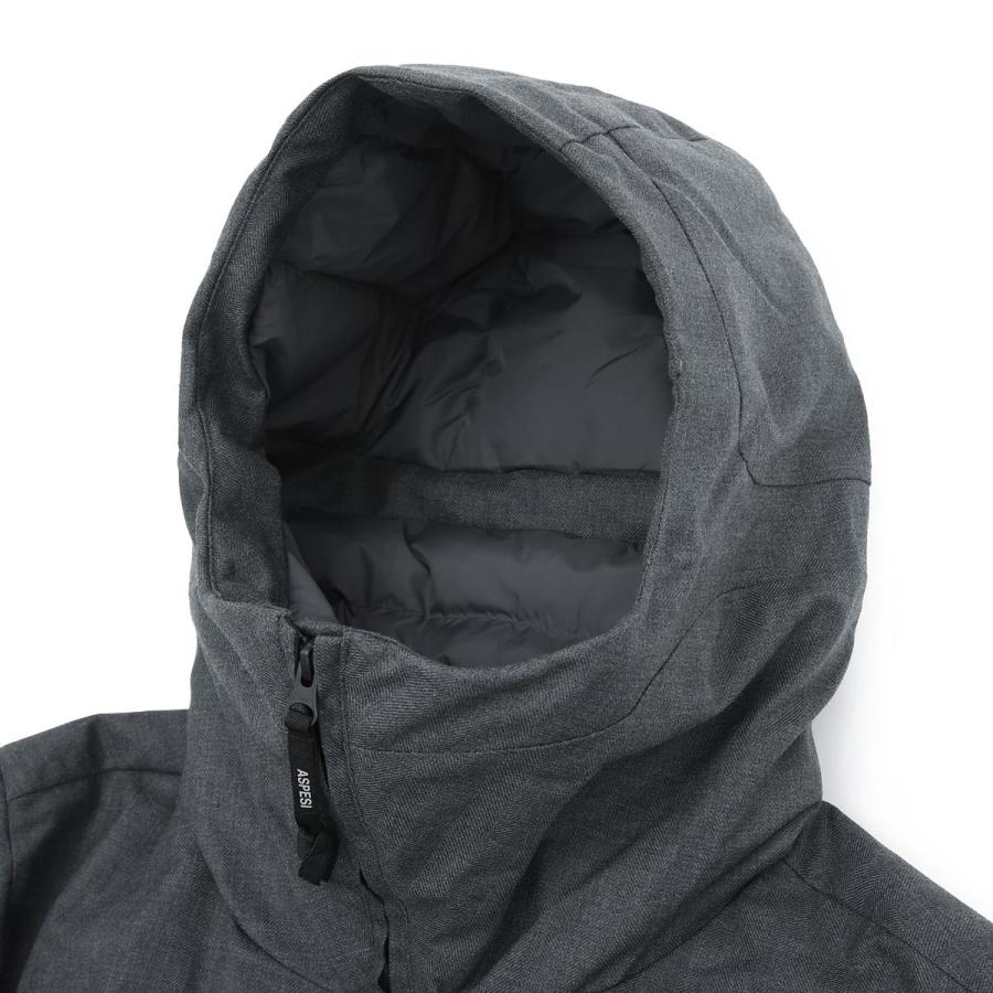 ASPESI（アスペジ） ダウンジャケット TECHNO WOOL JACKET グレー