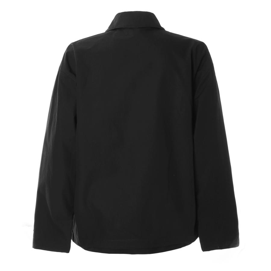 アスペジ ASPESI ワックスコーティング ジャケット DRY WAX COTTON JACKET ドライワックスコットン シャツジャケット ブラック メンズ cg70-d070-10241の画像