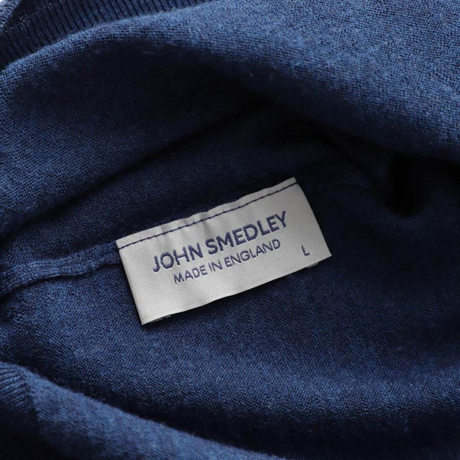 ジョンスメドレー JOHN SMEDLEY タートルネック ニット CHERWELL エクストラファインメリノウール 30ゲージ STANDARD FIT メンズ cherwell-indigoの画像