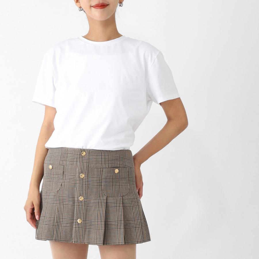 アクネ ACNE STUDIOS クルーネックTシャツ ホワイト レディース cl0309-183