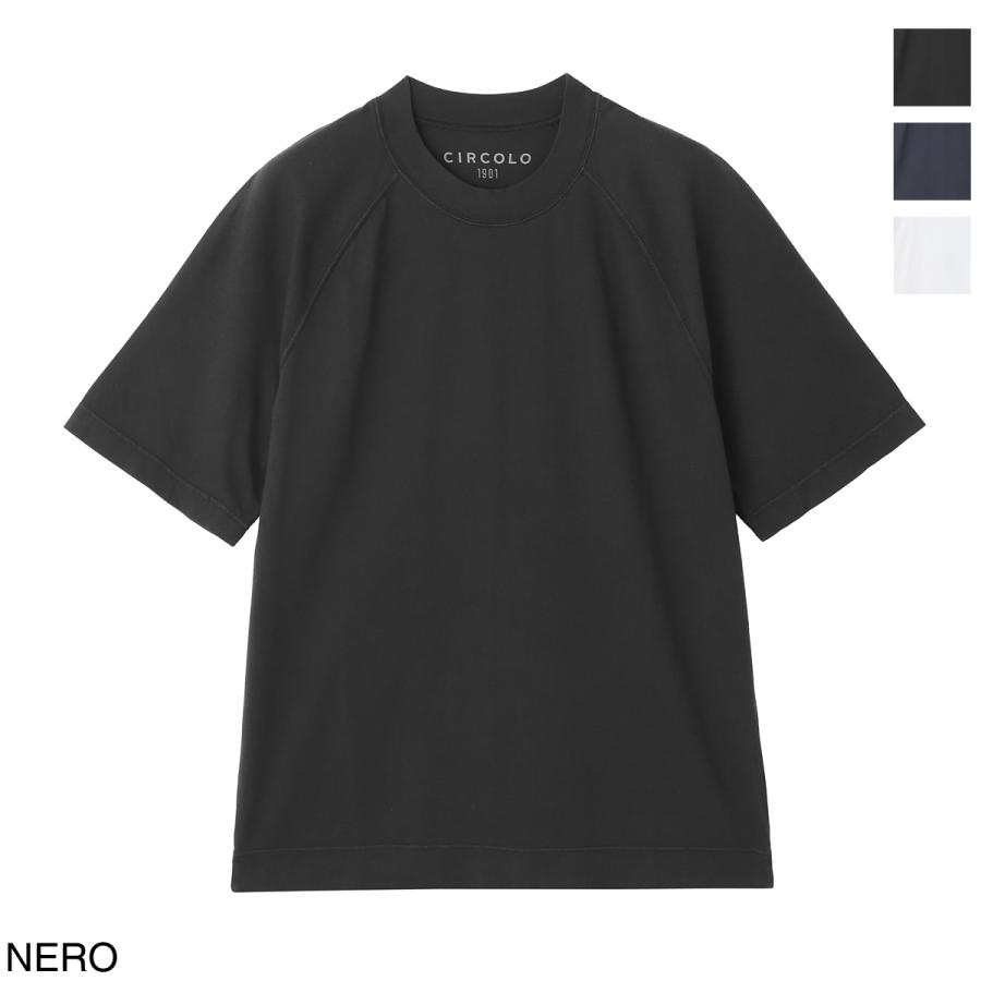 【新品未使用】チルコロ(CIRCOLO 1901)コットンニットTシャツ CIRCOLO 1901（チルコロ 1901） チルコロ クルーネックTシャツ T-SHIRT