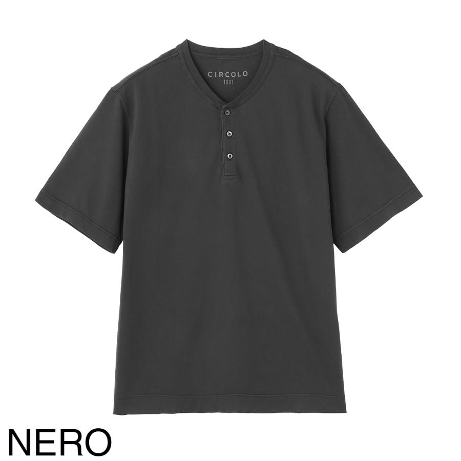 CIRCOLO 1901（チルコロ 1901） チルコロ ヘンリーネック Tシャツ