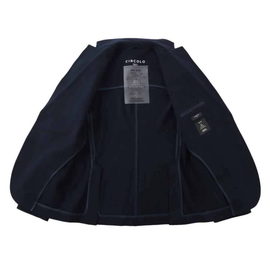 チルコロ ジャケット CIRCOLO 1901 シングル イージージャケット PIQUET LIGHT DYED  メンズ cn4650-447の画像