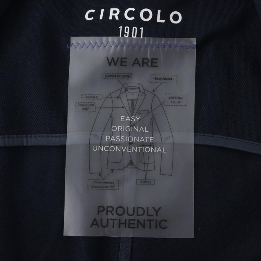 チルコロ ジャケット CIRCOLO 1901 シングル イージージャケット PIQUET LIGHT DYED  メンズ cn4650-447の画像