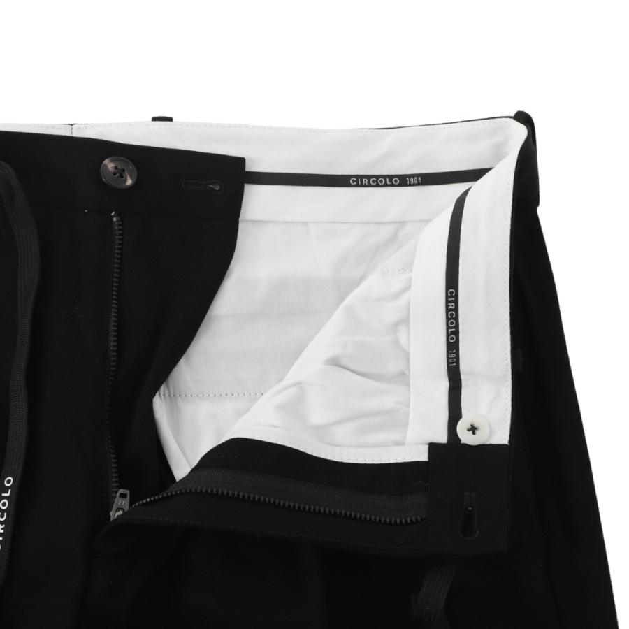 チルコロ パンツ CIRCOLO 1901 スラックス PREMIUM PIQUET メンズ コットン ストレッチ ボトムス cn4663-447の画像