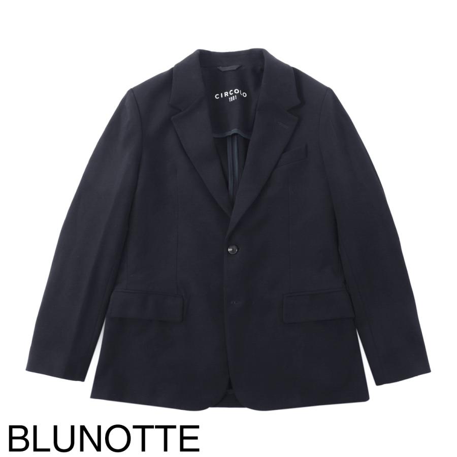 チルコロ CIRCOLO 1901 2つボタン イージージャケット LIGHT FLEECE CASHMERE TOUCH 大きいサイズあり メンズ cn4929-001の画像