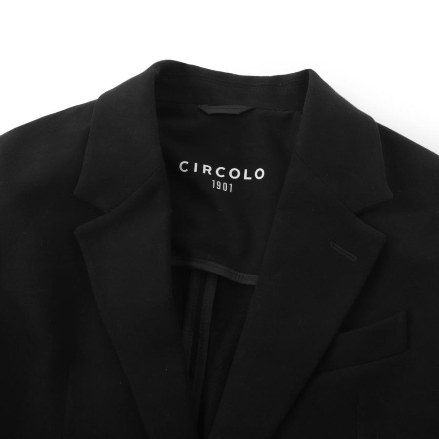チルコロ CIRCOLO 1901 2つボタン イージージャケット LIGHT FLEECE CASHMERE TOUCH 大きいサイズあり メンズ cn4929-001の画像