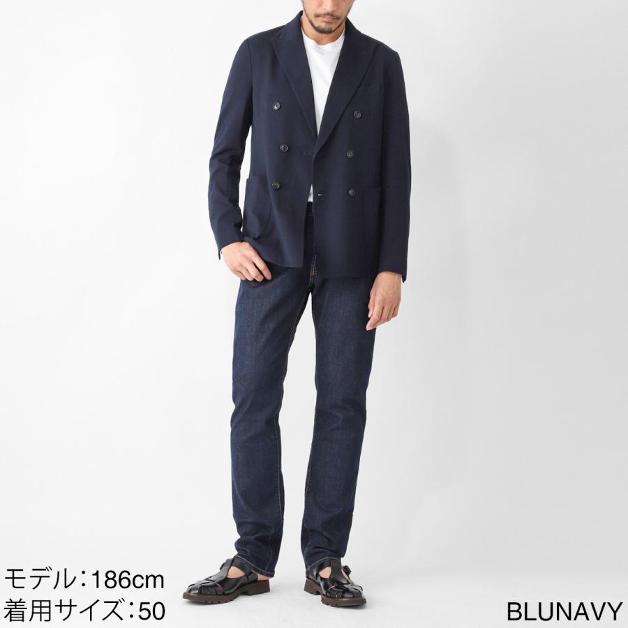 チルコロ ジャケット CIRCOLO 1901 ダブル SUPER LIGHT PREMIUM PIQUET SCOTTISH YARN メンズ cn5176-447の画像