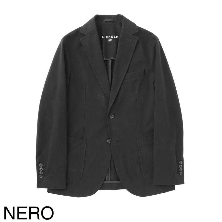 チルコロ ジャケット CIRCOLO 1901 イージージャケット LIGHT JERSEY STRETCH 大きいサイズ メンズ シングルの画像