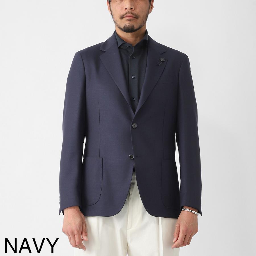ラルディーニ LARDINI 2つボタン ジャケット ROMA ローマ ホップサックジャケット シングルジャケット 大きいサイズあり メンズ cn6202e-cn64504-850の画像