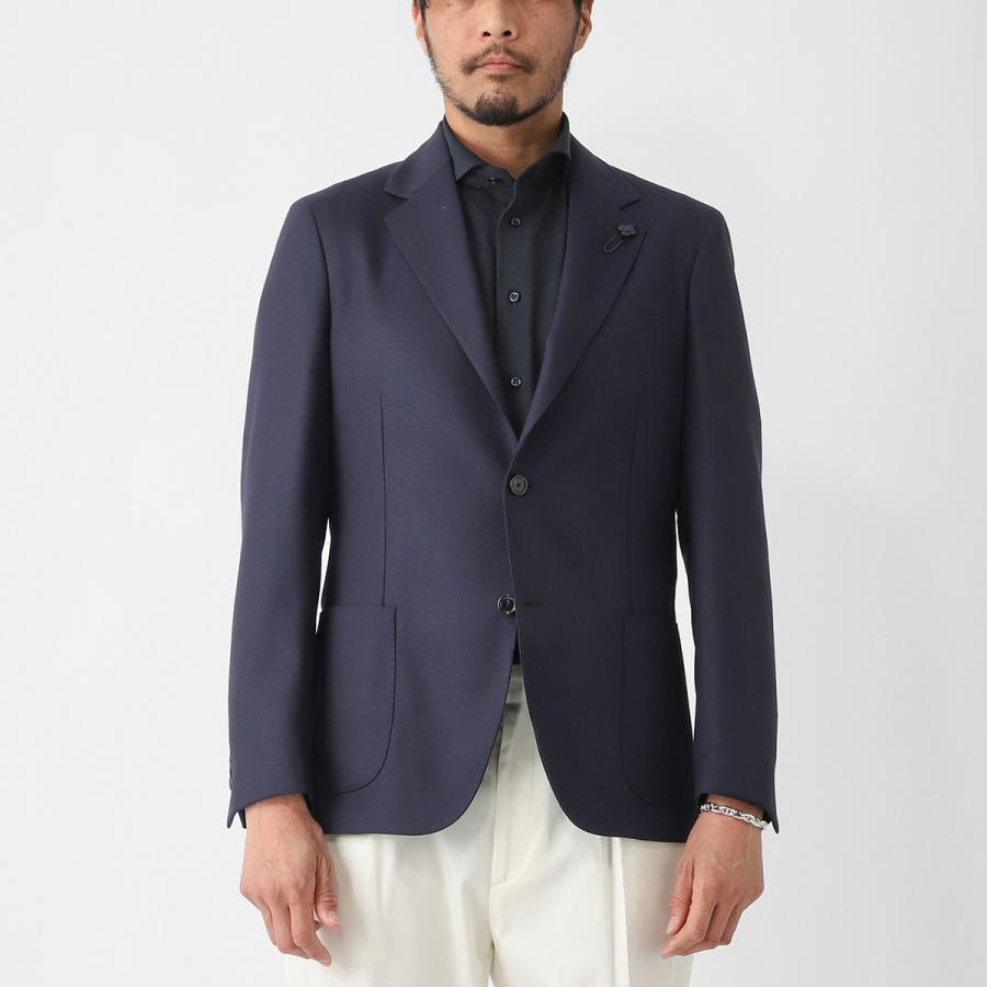 ラルディーニ LARDINI 2つボタン ジャケット ROMA ローマ ホップサックジャケット シングルジャケット 大きいサイズあり メンズ cn6202e-cn64504-850の画像