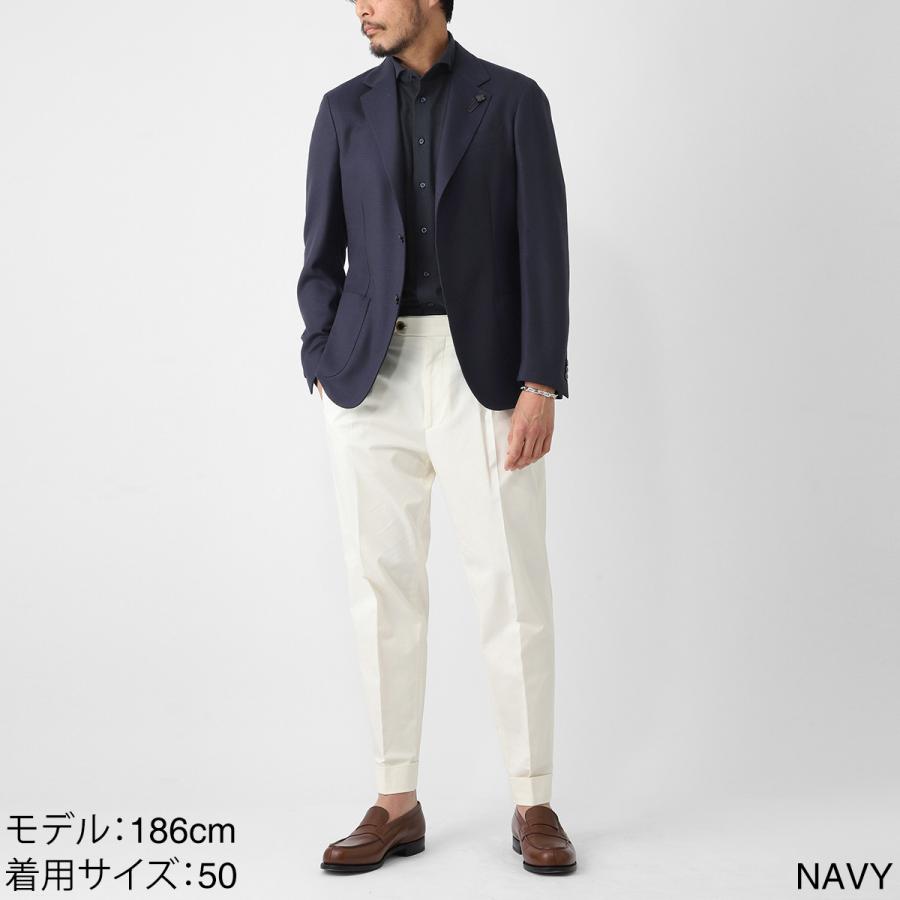 ラルディーニ LARDINI 2つボタン ジャケット ROMA ローマ ホップサックジャケット シングルジャケット 大きいサイズあり メンズ cn6202e-cn64504-850の画像