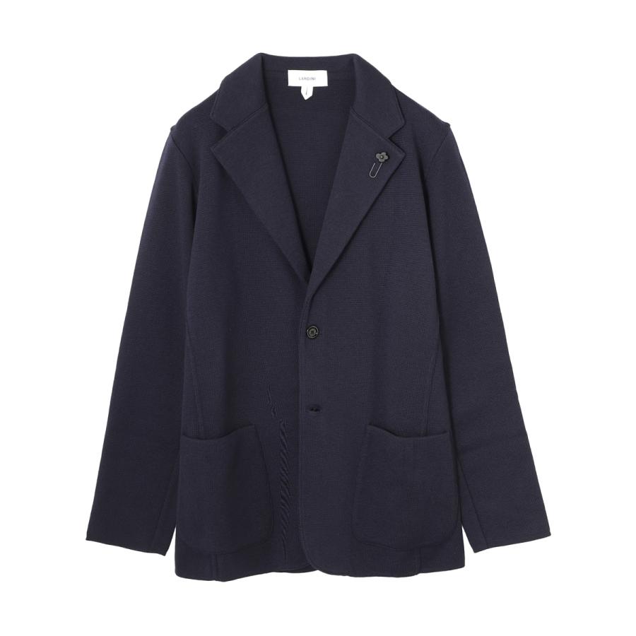 LARDINI（ラルディーニ） LARDINI 2つボタン ニットジャケット メンズ
