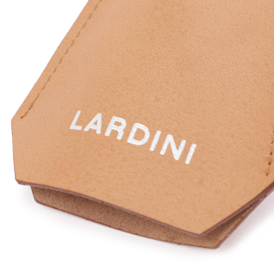 LARDINI（ラルディーニ） ストラップ付き キーリング ブラウン メンズ