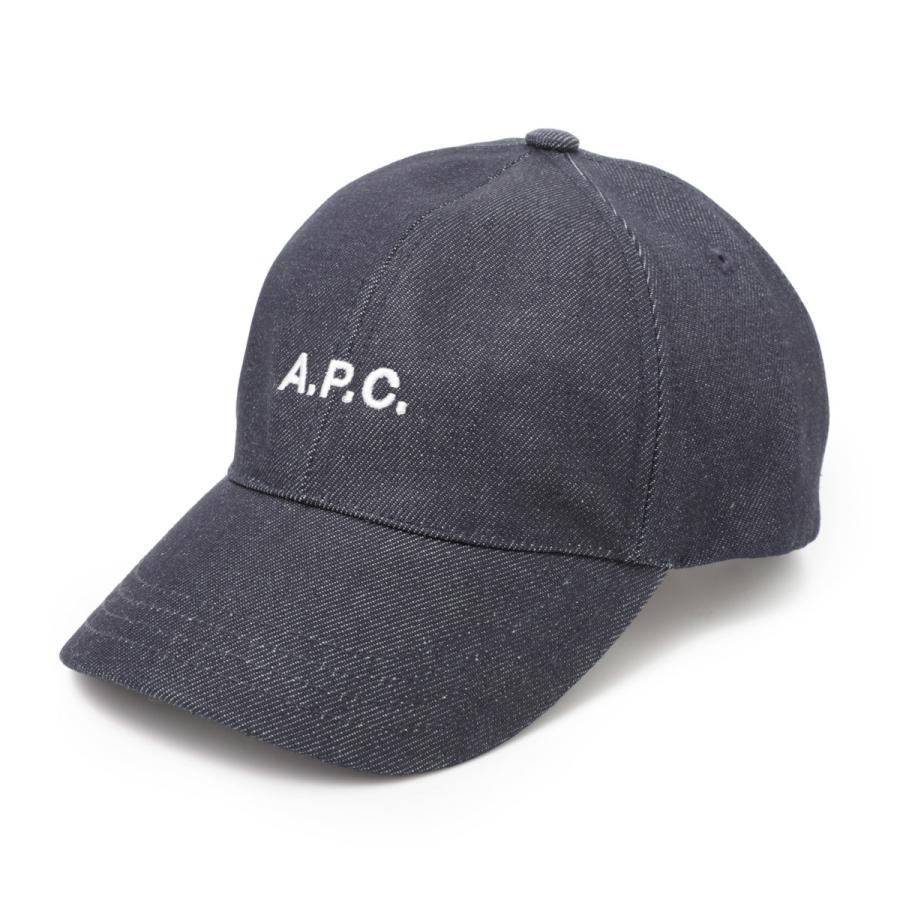 A.P.C. アーペーセー ベースボールキャップ CHARLIE ブルー
