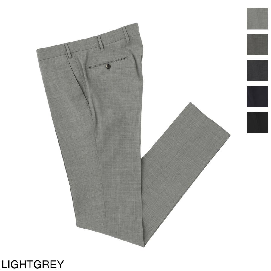 PT TORINO TRAVEL beams サージ ノープリーツ ダークグレー BEAMS F（ビームスF）【別注】PT TORINO / TRAVEL 1プリーツ