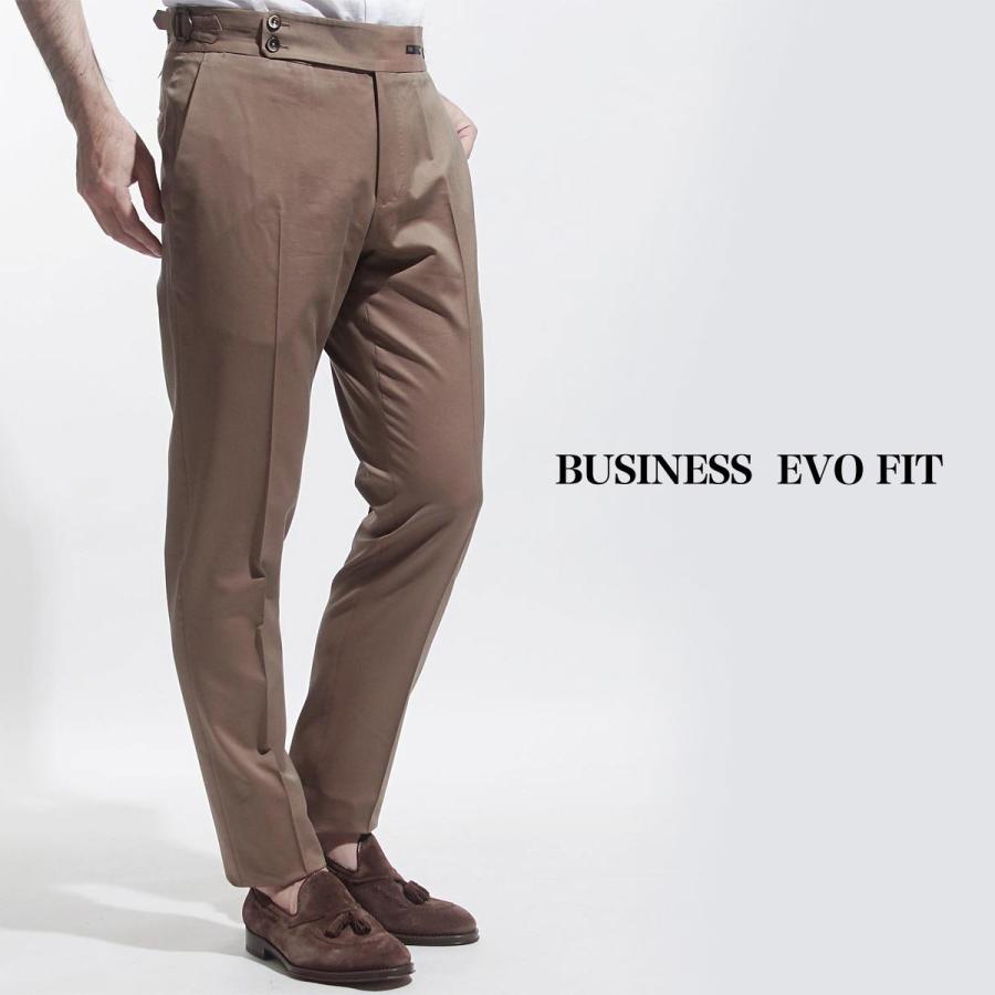 ピーティーゼロウーノ Pt01 ジップフライ パンツ Business Evo Fit ビジネス イーヴォフィット ノープリーツ ブラウン メンズ Proyectohombrealmeria Es