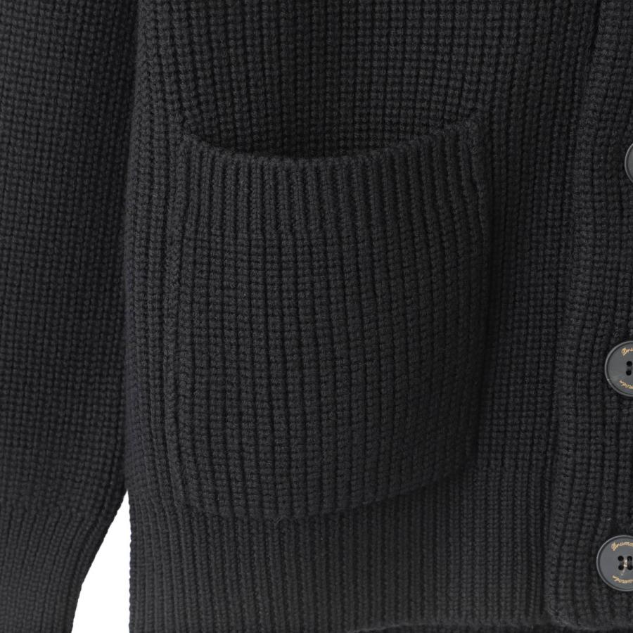 ドルモア DRUMOHR カーディガン CARDIGAN COLLO A SCIALLE ML ショールカラー カーディガン 大きいサイズあり ブラック メンズ d5m419pnl-690の画像