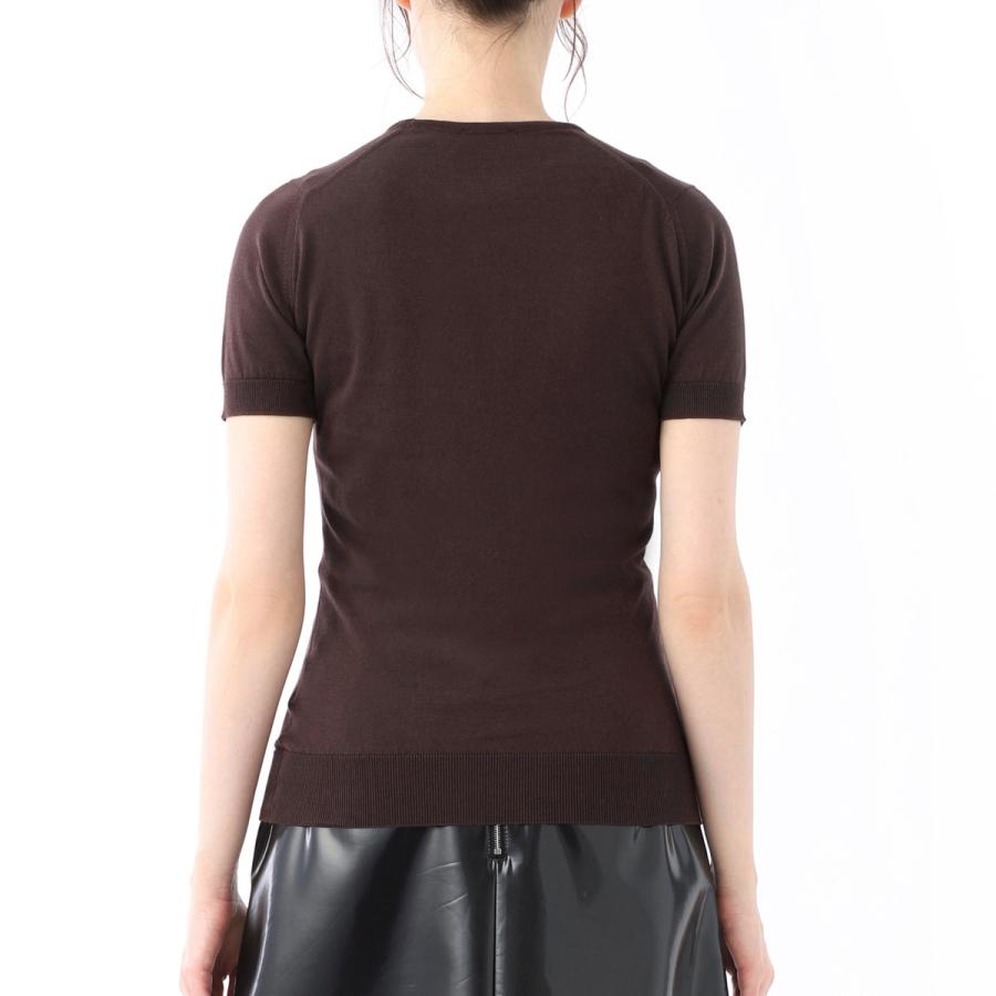 ジョンスメドレー JOHN SMEDLEY クルーネック半袖ニット DANIELLA ダニエラ 30ゲージ SLIM FIT レディース daniella-coffeebean｜mb-y｜04