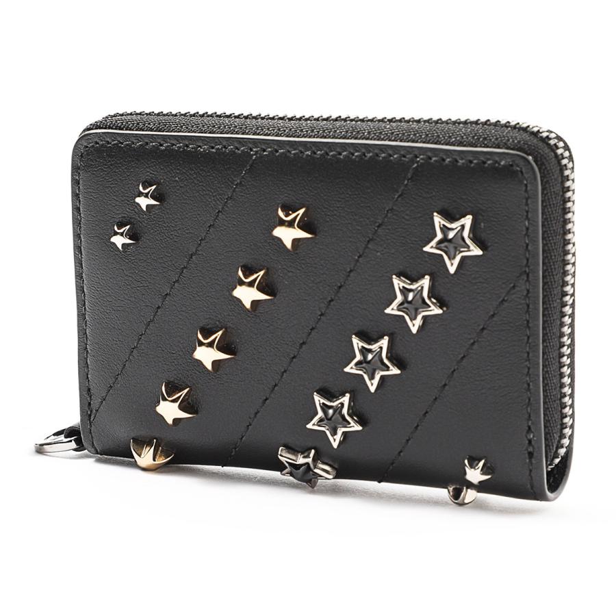 JIMMY CHOO ケース ブラック danny JIMMY CHOO（ジミーチュウ） コインケース DANNY ブラック メンズ