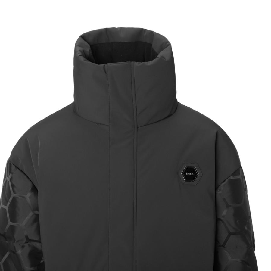 BALR.（ボーラー） ダウンコート DANTE JACQUARD LONG PUFFER ブラック