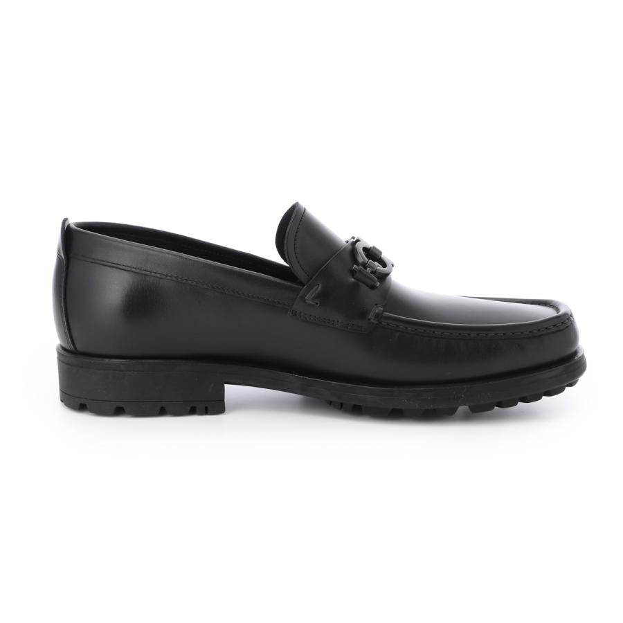 フェラガモ FERRAGAMO ローファー DAVID ワイズ:EEE ビットローファー 大きいサイズあり ブラック メンズ david-02a515-671792-neroの画像