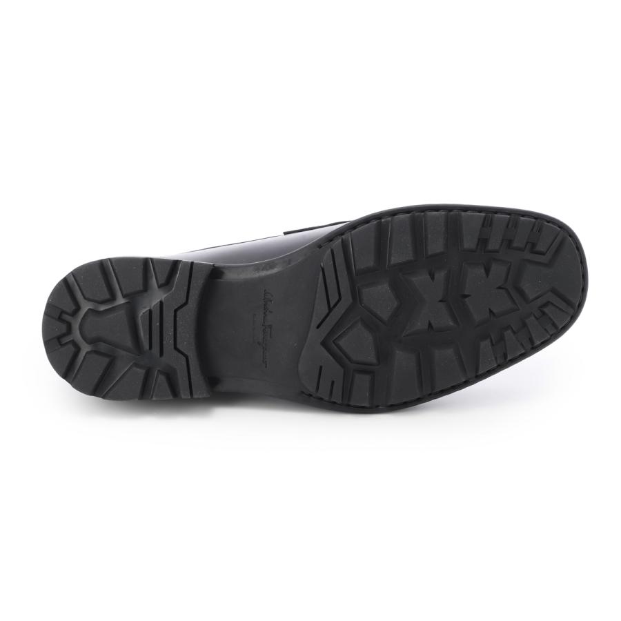 フェラガモ FERRAGAMO ローファー DAVID ワイズ:EEE ビットローファー 大きいサイズあり ブラック メンズ david-02a515-671792-neroの画像