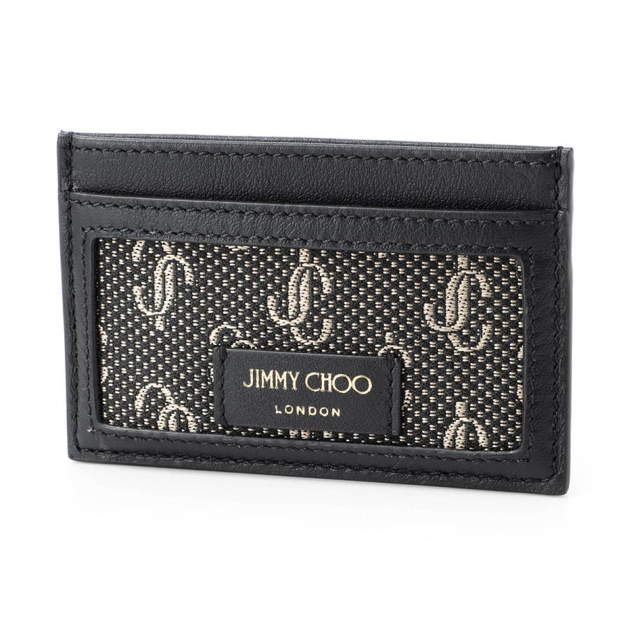 JIMMY CHOO（ジミーチュウ） カードケース DEEN RAU ブラック メンズ