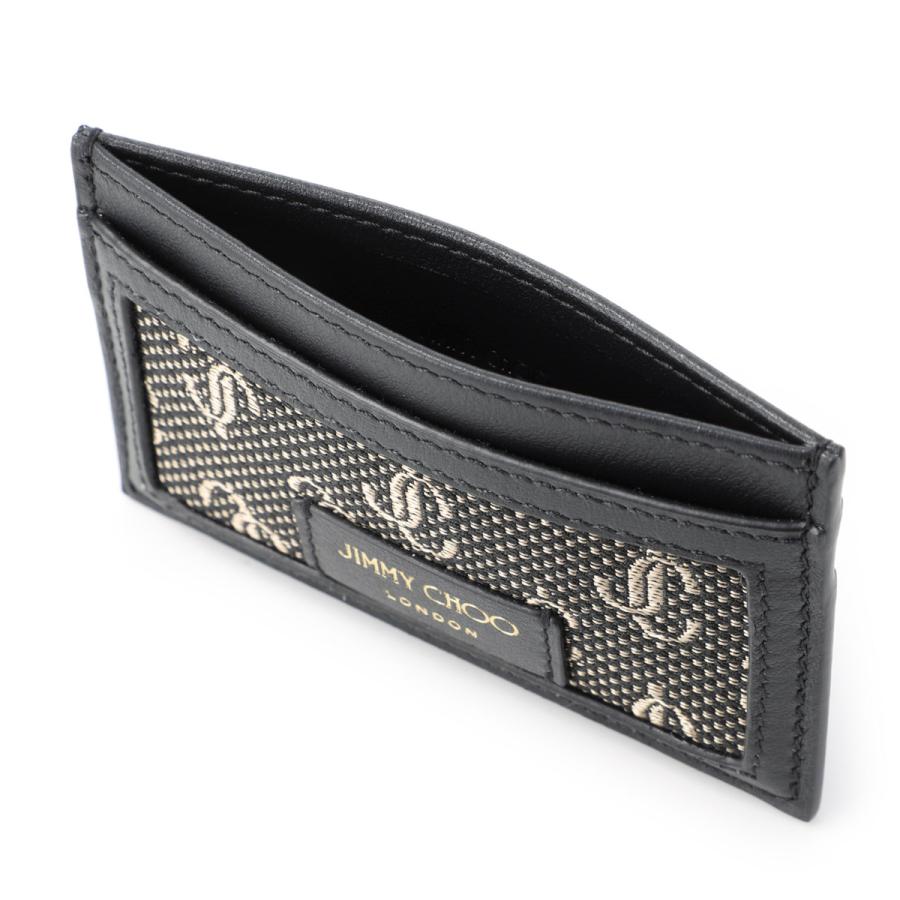 JIMMY CHOO（ジミーチュウ） カードケース DEEN RAU ブラック メンズ