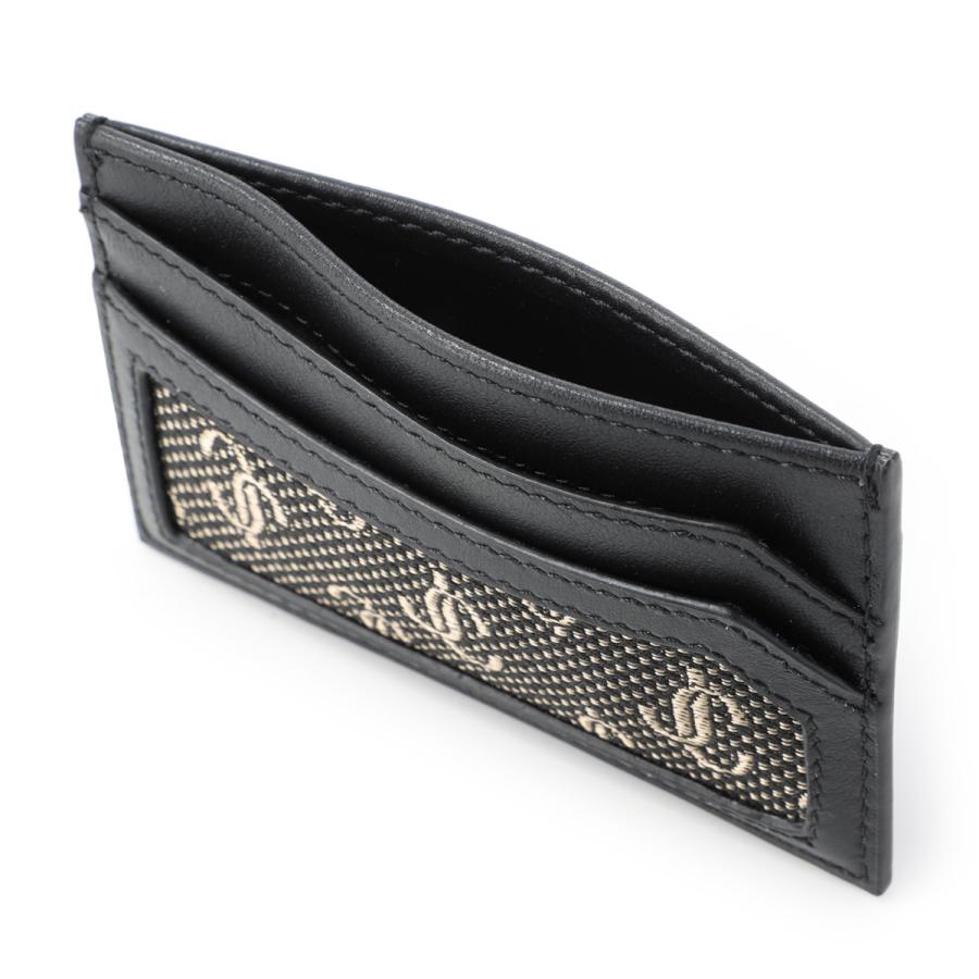 JIMMY CHOO（ジミーチュウ） カードケース DEEN RAU ブラック メンズ