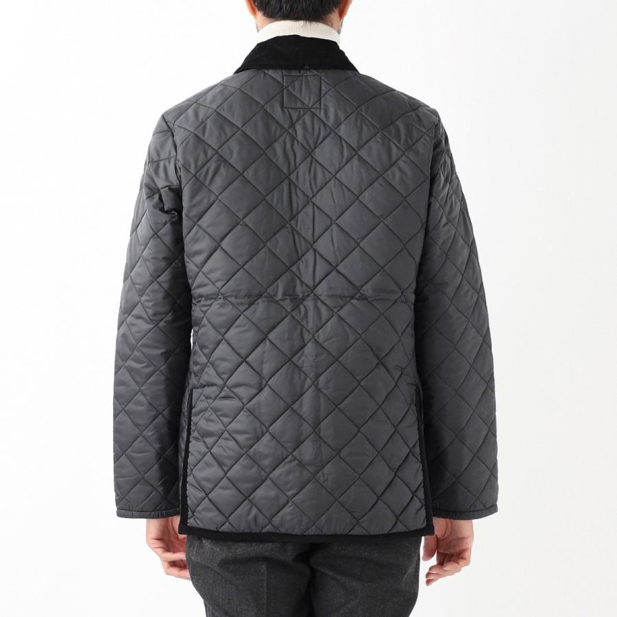 RLX ブラックジャケット キルティング ダイヤモンドキルテッド ジャケット