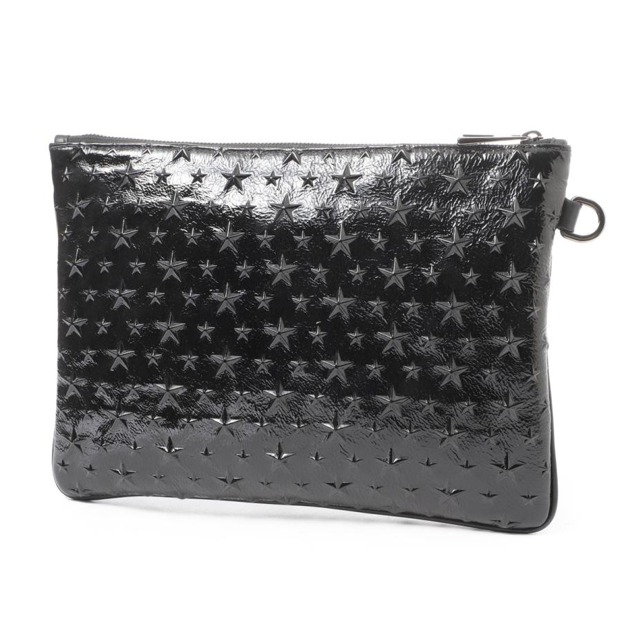 JIMMY CHOO ジミーチュウ クラッチバッグ DEREK-N ブラック メンズ