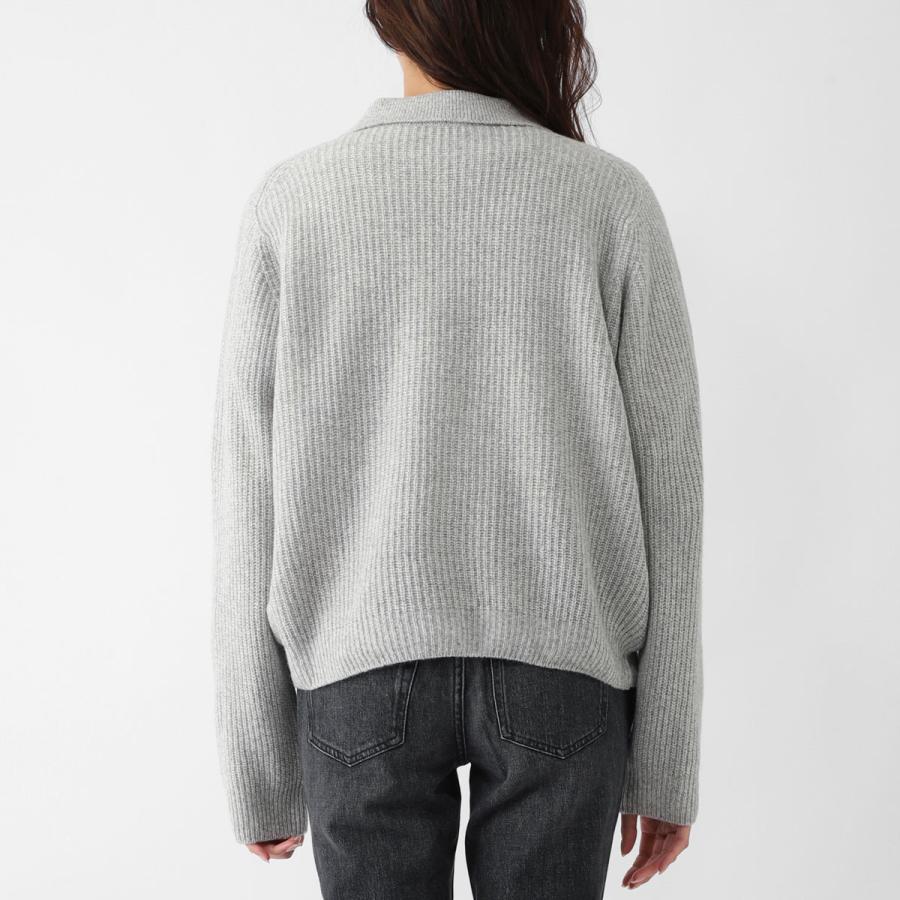 JOHN SNFDLEY ジョンズメドレー　ジップ　カーディガン　グレー　ニット 中古・古着通販】JOHN SMEDLEY (ジョンスメドレー) ウールニット