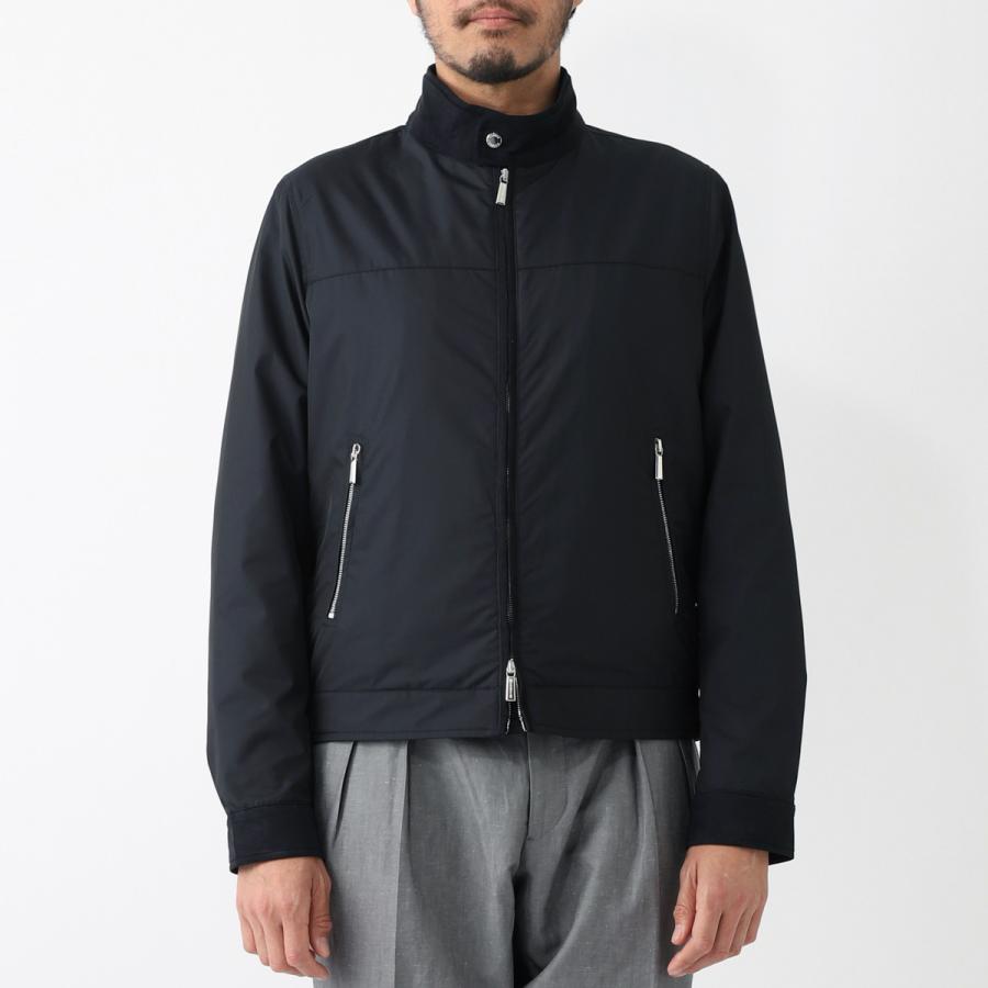 ムーレー MOORER ジップアップジャケット DORON-WK ブルゾン 大きいサイズあり ブルー メンズ doron-wk-bluの画像