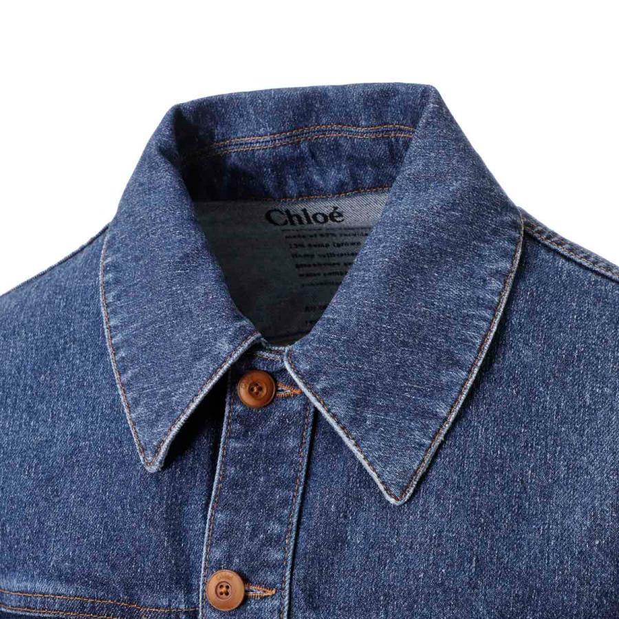 クロエ Chloe デニムジャケット TAAL ブルー レディース chc23adv01150 