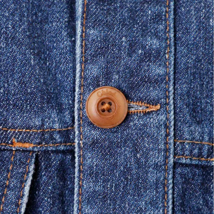 クロエ☆ガブリエラハースト☆デニムジャケット☆ネイビー36 Chloe（クロエ） デニムジャケット TAAL ブルー レディース