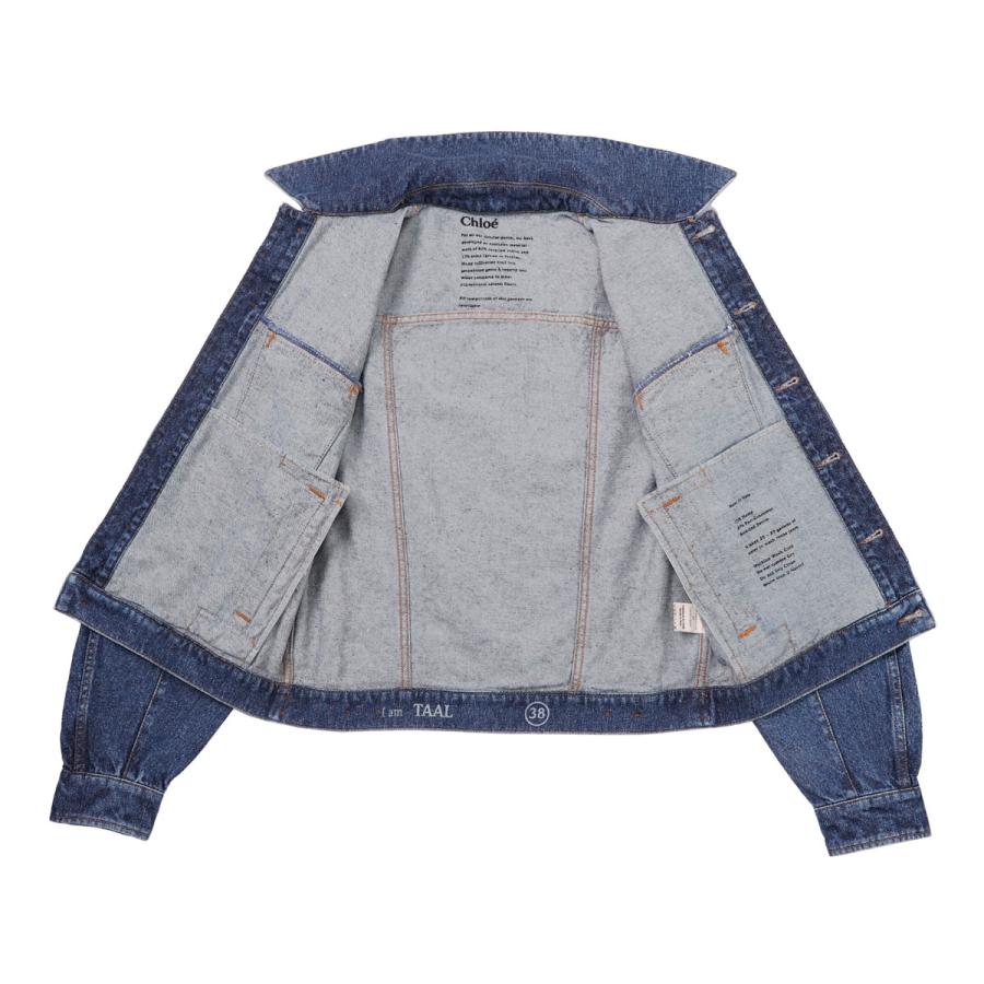 クロエ Chloe デニムジャケット TAAL ブルー レディース chc23adv01150-467-fadeddenim｜mb-y｜10