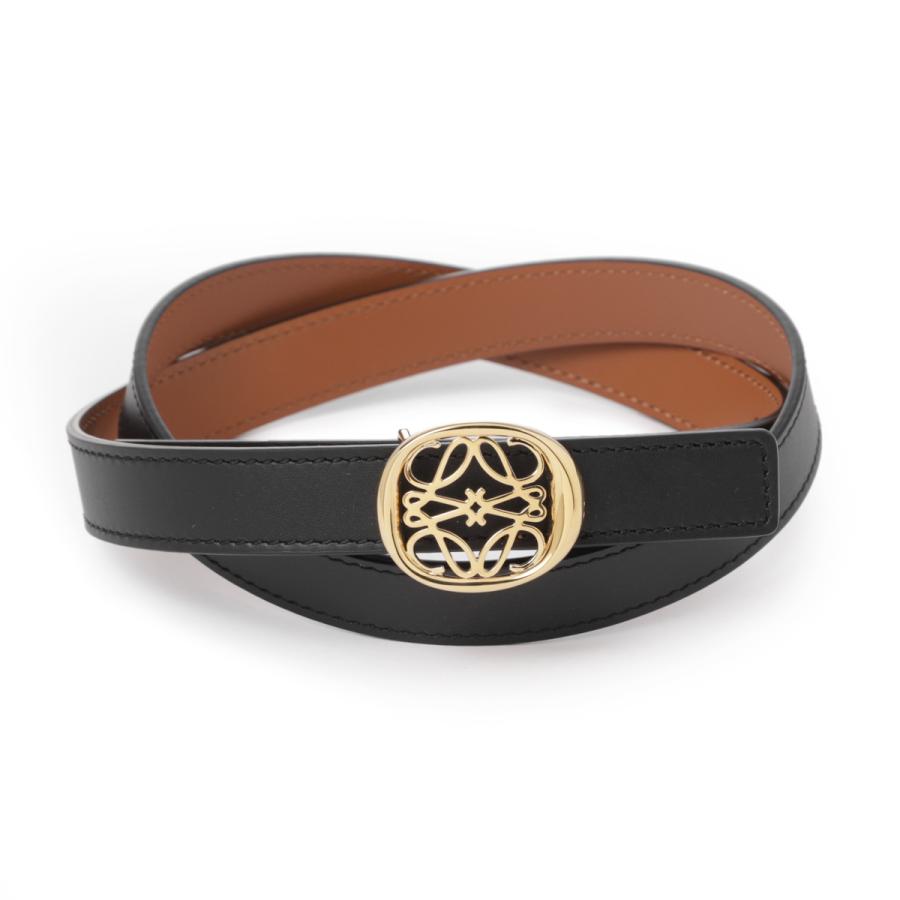 LOEWE（ロエベ） リバーシブルベルト ANAGRAM ELLIPSE REV 2CM BELT